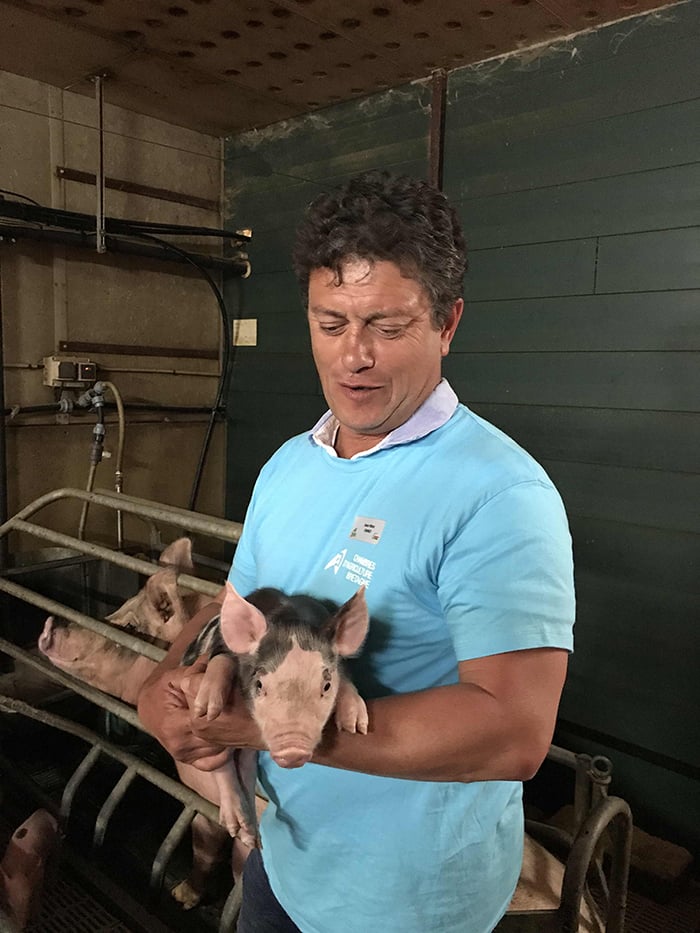 Jean-Marc Onno, éleveur de porcs, gère l'une des plus grandes fermes de méthanisation de Bretagne. 