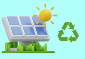 Illustration d'un panneau solaire