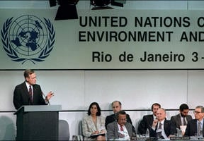 Sommet de la Terre de Rio de Janeiro en 1992