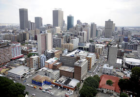 Quartiers riches de Johannesburg en Afrique du Sud