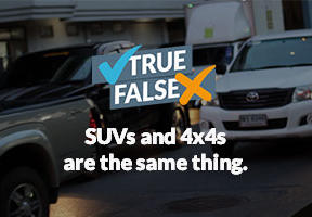 Image of the video SUVs and 4x4s are the same thing.
