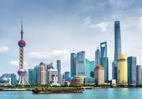 Le bund : panorama urbain de Shanghai