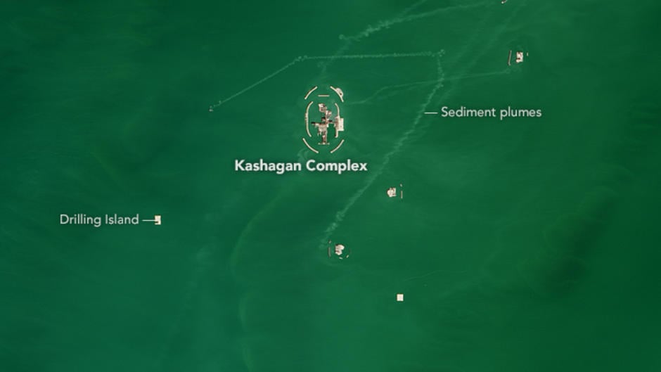 Kashagan vu du ciel
