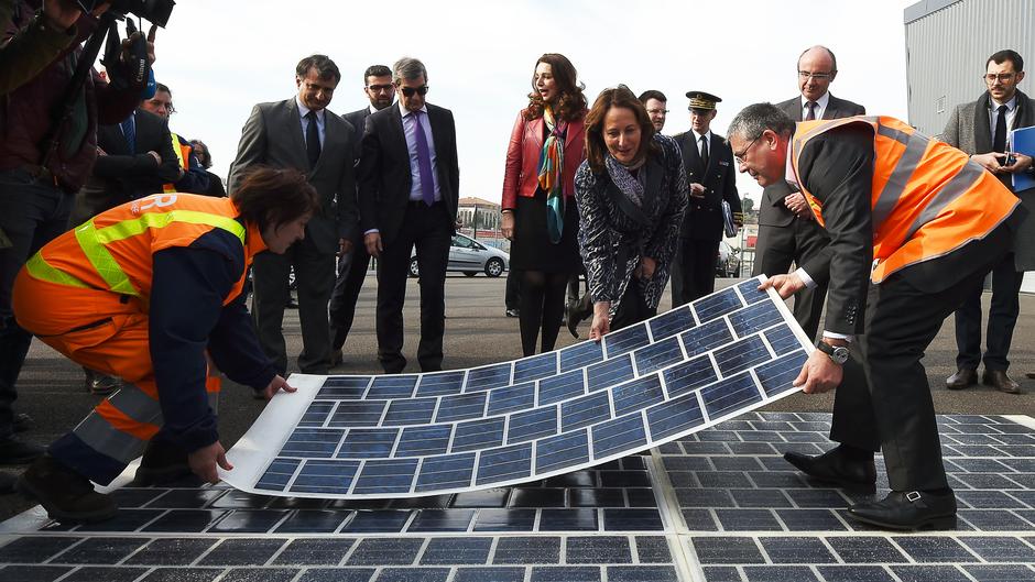 De l’énergie produite par la « route solaire » 