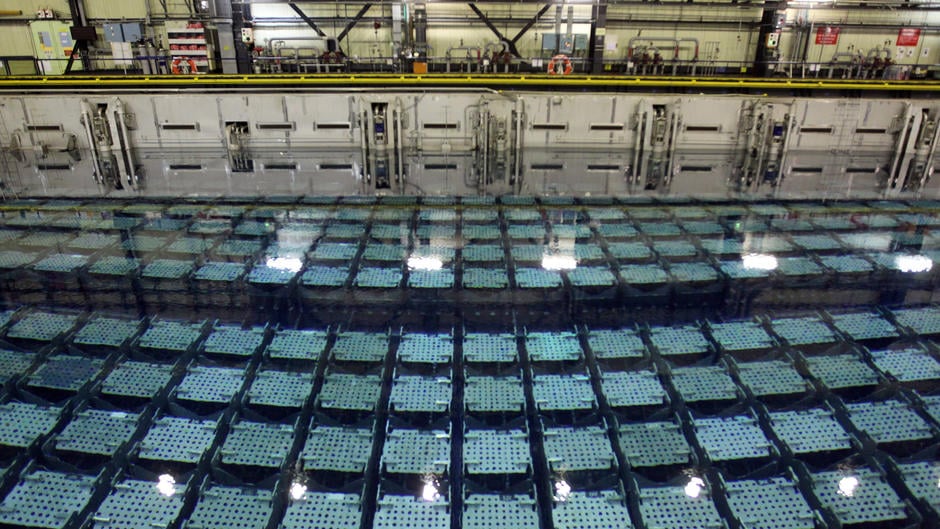 8. Into the storage pond 