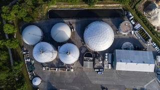 BioGasconha, méthaniseur dans les Landes dans le Sud-Ouest de la France