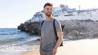 Elève sur la plage