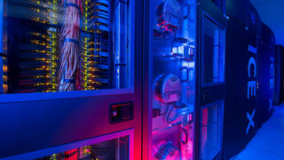 Supercomputers are increasingly powerful. Pictured here is Total's Pangea supercomputer, used to model oil and gas reservoirs.