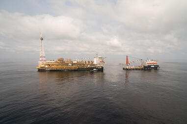 L'Egypte fonde de grands espoirs sur l'exploitation du gaz naturel au large de Port Saïd. 