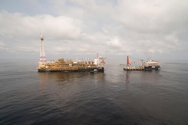L'Egypte fonde de grands espoirs sur l'exploitation du gaz naturel au large de Port Saïd. 